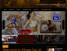 Tablet Screenshot of fitnesstwo4.com